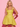 Lace Up Tank Bodice Square Neck Ball Gown Mini Hocoming Dress in Yellow