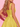 Lace Up Tank Bodice Square Neck Ball Gown Mini Hocoming Dress in Yellow
