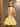 Tank Bodice Ball Gown Bubble Mini Homecoming Dress in Yellow
