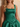 Tank Bodice Ball Gown Bubble Mini Homecoming Dress in Emerald Green