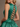Tank Bodice Ball Gown Bubble Mini Homecoming Dress in Emerald Green