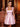 Tank Bow Shoulder Bodice Ball Gown Mini Homecoming Dress in Pink