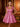 Tank Bow Shoulder Bodice Ball Gown Mini Homecoming Dress in Hot Pink