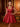Tank Bow Shoulder Bodice Ball Gown Mini Homecoming Dress in Red
