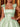 Tank Bow Shoulder Bodice Ball Gown Mini Homecoming Dress in Mint Green