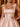 Tank Bow Shoulder Bodice Ball Gown Mini Homecoming Dress in Blush Pink