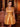 Tank Bow Shoulder Bodice Ball Gown Mini Homecoming Dress in Orange