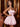 Square Neck Tank Bodice Mini Ball Gown Bubble Dress in Pink