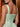 Square Neck Tank Bodice Mini Ball Gown Bubble Dress in Mint Green