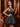 Square Neck Tank Bodice Mini Ball Gown Bubble Dress in Black