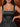 Square Neck Tank Bodice Mini Ball Gown Bubble Dress in Black