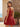 Tank Bodice Lace Up With 3D Flower Ball Gown Mini Bubble Dress in Red
