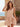 Tank Bodice Lace Up With 3D Flower Ball Gown Mini Bubble Dress in Blush Pink