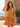 Tank Bodice Lace Up With 3D Flower Ball Gown Mini Bubble Dress in Orange