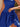 Tank Bodice Lace Up With 3D Flower Ball Gown Mini Bubble Dress in Royal Blue