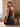 Tank Bodice Lace Up With 3D Flower Ball Gown Mini Bubble Dress in Black
