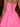 Strapless Bodice Lace Up Mini Bubble Ball Gown Dress in Hot Pink