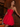 Strapless Bodice Lace Up Mini Bubble Ball Gown Dress in Red