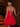 Strapless Bodice Lace Up Mini Bubble Ball Gown Dress in Red