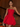 Strapless Bodice Lace Up Mini Bubble Ball Gown Dress in Red