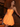 Strapless Bodice Lace Up Mini Bubble Ball Gown Dress in Orange