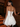 Strapless Bodice Lace Up Mini Bubble Ball Gown Dress in White