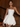 Strapless Bodice Lace Up Mini Bubble Ball Gown Dress in White