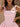 Square Neck Corset Flared Mini Homecoming Dress with Bow Strap in Pink