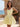 Square Neck Corset Flared Mini Homecoming Dress with Bow Strap in Yellow
