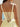 Square Neck Corset Flared Mini Homecoming Dress with Bow Strap in Yellow