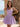 Square Neck Corset Flared Mini Homecoming Dress with Bow Strap in Lilac