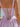 Square Neck Corset Flared Mini Homecoming Dress with Bow Strap in Lilac