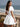 Puff Sleeve Square Neck Satin Corset Homecoming Cocktail Mini Dress in White
