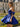 Square Satin Mini Ball Gown Prom Dress With Bow - Royal Blue