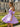 Square Satin Mini Ball Gown Prom Dress With Bow - Lilac