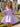 Square Satin Mini Ball Gown Prom Dress With Bow - Lilac