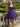 Bow Shoulder Corset Lace Up Satin Mini Ball Gown Prom Dress in Purple