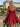 Bow Shoulder Corset Lace Up Satin Mini Ball Gown Prom Dress in Red
