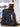 Scoop Boned Tiered Ball Gown Prom Dress With Slit-Black