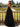 Layered Lace Up Pleated Bodice Long Ball Gown Prom Dress in Black