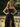 Layered Lace Up Pleated Bodice Long Ball Gown Prom Dress in Black