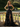 Layered Lace Up Pleated Bodice Long Ball Gown Prom Dress in Black