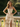 Layered Lace Up Pleated Bodice Long Ball Gown Prom Dress in Champagne