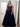 Spaghetti Strap Hot Fix Crystal Lace Up Bodice Ball Gown Prom Dress - Navy Blue
