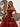 Off Shoulder Sparkly Beading Illusion Long Ball Gown Prom Dress With Pockets - Red