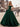 Off Shoulder Sparkly Beading Illusion Long Ball Gown Prom Dress With Pockets - Emerald Green
