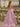 Strapless Floral Bodice Lace Up Long Ball Gown Prom Dress in Pink Floral