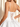 Bodice Lace Up Scoop Neck Mini Ball Gown Puffy Prom Dress in White