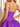Bodice Lace Up Scoop Neck Mini Ball Gown Puffy Prom Dress in Purple