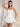 Two Pieces Bodice Bubble Summer Mini Dress in White